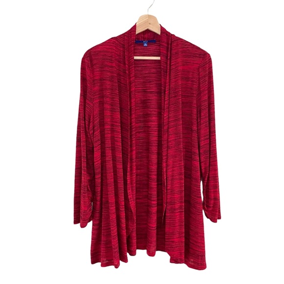 Apt 9 Ruched Sleeve Open Front Cardigan 